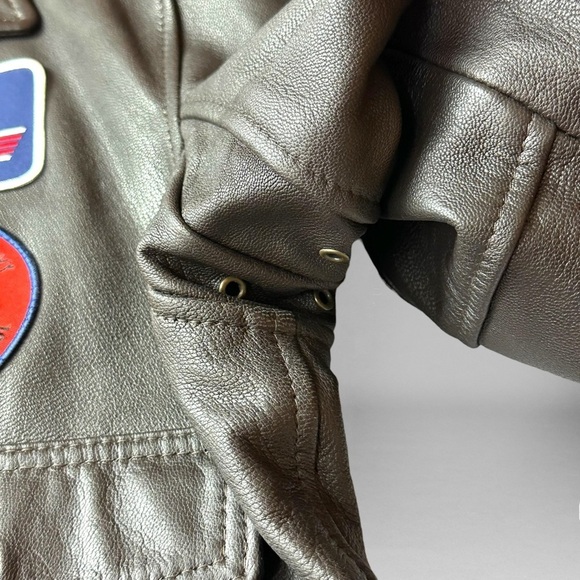 US Wings Signature Series Fighter Weapons School Bomber Jacket - Picture 7 of 15